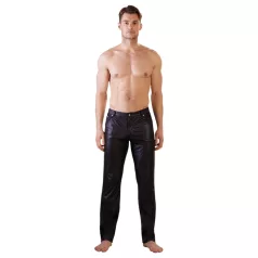NEK - pantaloni effetto lucido - nero - L