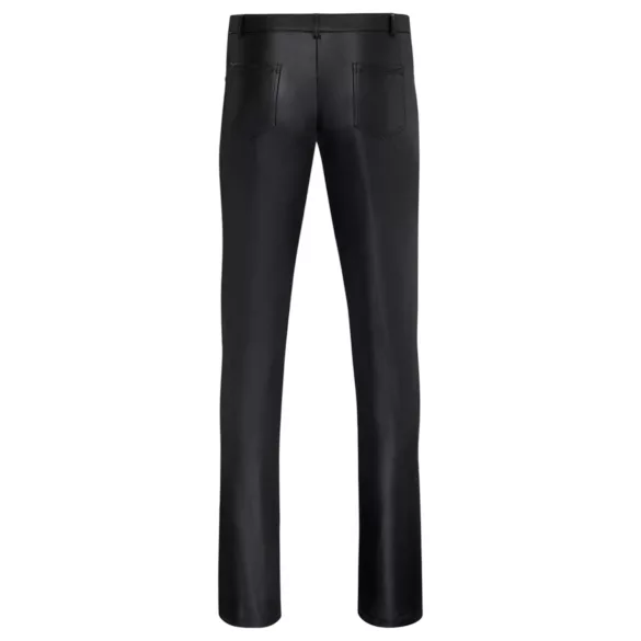 NEK - pantaloni effetto lucido - nero - L