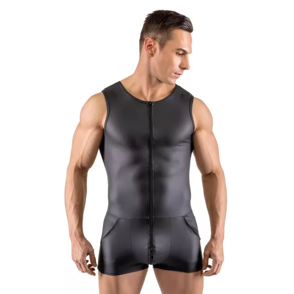 Svenjoyment - tutina uomo senza maniche, corta (nera) - L