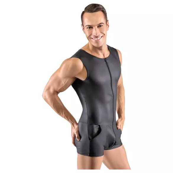 Svenjoyment - tutina uomo senza maniche, corta (nera) - L