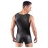 Svenjoyment - overall maschile senza maniche corto (nero) - XL