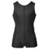 Svenjoyment - overall maschile senza maniche corto (nero) - XL