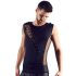 Svenjoyment - top maschile con lacci (nero) - L