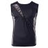 Svenjoyment - top maschile con lacci (nero) - L