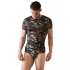 NEK - t-shirt mimetico da uomo (verde-marrone) - 2XL