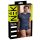 NEK - maglia uomo blu con lacci e dettagli a rete nera - L