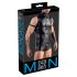Svenjoyment - Top nero senza maniche con imbracatura uomo - L