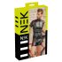 NEK - felpa nera uomo con zip e inserti rossi - XL