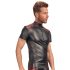 NEK - felpa nera uomo con zip e inserti rossi - XL