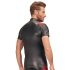 NEK - felpa nera uomo con zip e inserti rossi - XL