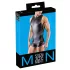 Svenjoyment - maglia opaca nera da uomo con stringatura laterale