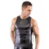 Svenjoyment - maglia opaca nera da uomo con stringatura laterale
