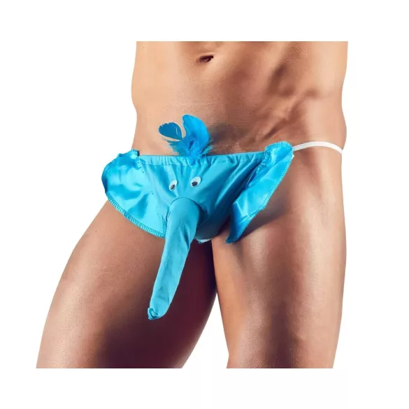 Elefánt - tanga uomo - divertente elefante - blu - taglia S-L