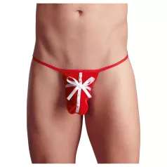 Tanga uomo natalizio - rosso (S-L)
