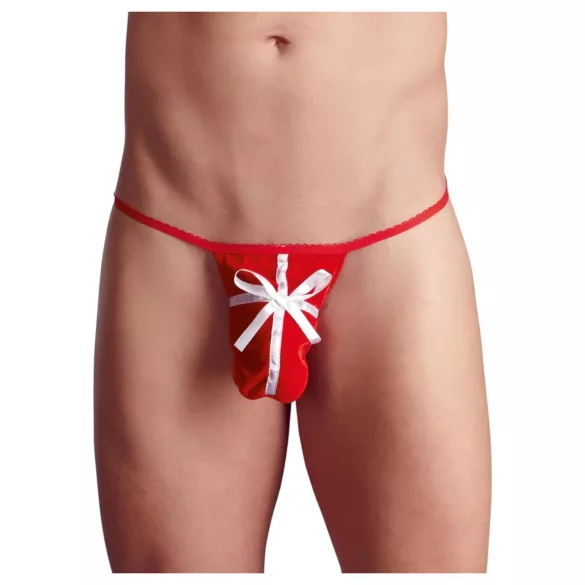 Tanga uomo natalizio - rosso (S-L)