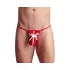 Ajándék - tanga uomo natalizio - rosso (S-L)