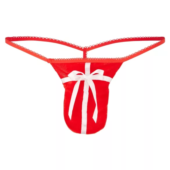 Tanga uomo natalizio - rosso (S-L)