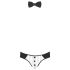 Svenjoyment - tanga da cameriere uomo - set costume nero bianco - L