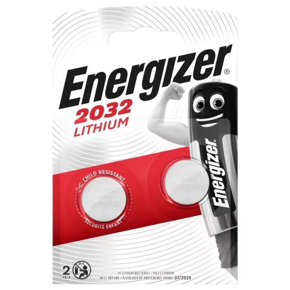 Energizer - batteria a bottone CR2032 - confezione da 2