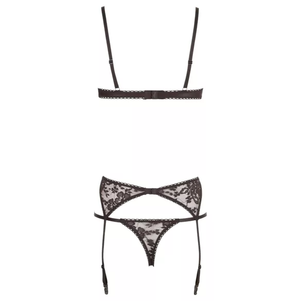 Cottelli - set erotico 3 pezzi - nero - 80B/M