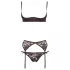 Cottelli - set erotico 3 pezzi - nero - 80C/M
