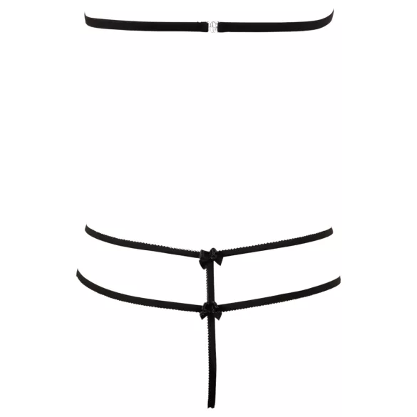 Cottelli - completo intimo aperto in pizzo - nero - M