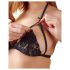 Cottelli - completo intimo aperto in pizzo - nero - XL