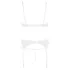Abierta Fina - reggiseno set donna - pizzo sexy nero