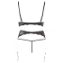 Abierta Fina - set lingerie in pizzo con perle