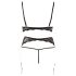 Abierta Fina - set di lingerie in pizzo con perle - XL