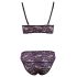 Cottelli - Set reggiseno in pizzo floreale - viola - XL