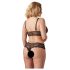Cottelli Taglie Comode - completo reggiseno in pizzo (nero) - XXL