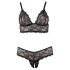 Cottelli Taglie Comode - completo reggiseno in pizzo (nero) - XXL