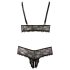 Cottelli Taglie Comode - completo reggiseno in pizzo (nero) - XXL
