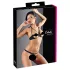 Cottelli - set reggiseno con anelli metallici - nero