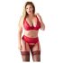 Cottelli Taglie Forti - Duo Lingerie Versatile (Rosso) - 95E/2XL