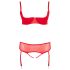 Cottelli Taglie Forti - Duo Lingerie Versatile (Rosso) - 95E/2XL