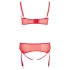 Cottelli Plus Size - duo di lingerie modulabile (rosso) - 95F/2XL