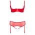 Cottelli Plus Size - duo di lingerie modulabile (rosso) - 95F/2XL