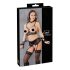 Cottelli Bondage - Set di lingerie in pizzo (5 pezzi) - L