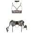 Cottelli Bondage - Set di lingerie in pizzo (5 pezzi) - XL