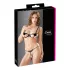 Cottelli - set reggiseno ricamato brillante - nero - L