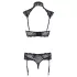 Cottelli - set reggiseno in pizzo con colletto (nero) - 85B/L