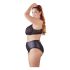 Cottelli Taglie Forti - Reggiseno e Slip con Fasce Incrociate (Nero)