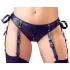 Cottelli Bondage - reggiseno aperto con manette - lucido nero - M