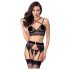 Abierta Fina - set intimo in pizzo nero