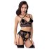 Abierta Fina - set intimo in pizzo nero