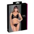 Cottelli - set reggiseno trasparente e in pizzo (nero) - M