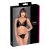 Cottelli - set trasparente in pizzo (nero) - L