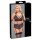 Cottelli Bondage Taglie Forti - set reggiseno pizzo (nero) - 4XL